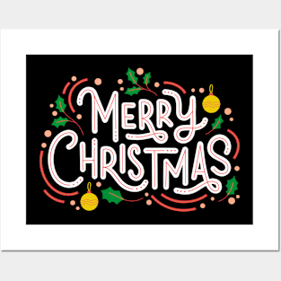 Merry Christmas Posters and Art